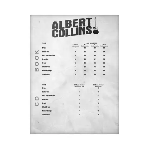 Albert Collins - Blues Play-Along Vol.9