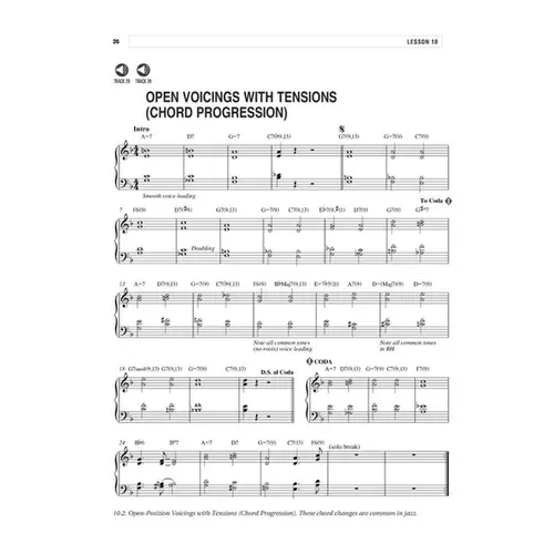 Jazz Piano Comping - Harmonies, Voicings And Grooves