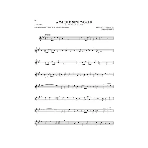 Big Book Of Disney Songs - Alto Sax