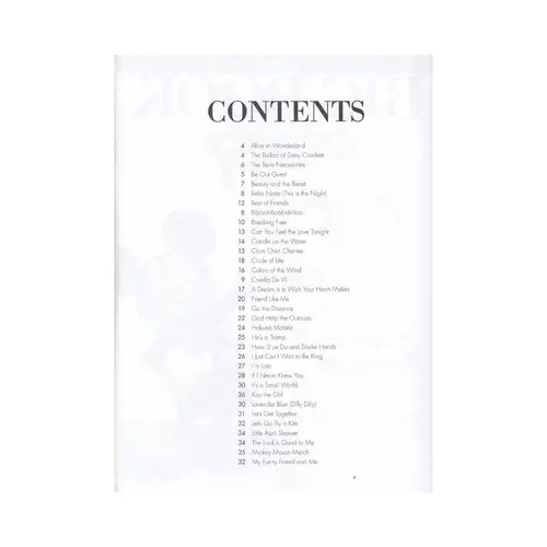 Big Book Of Disney Songs - Flute