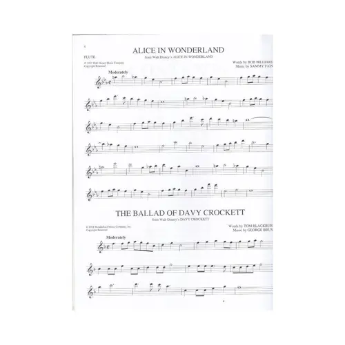 Big Book Of Disney Songs - Flute