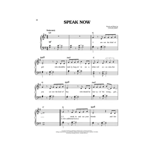Taylor Swift - Speak Now