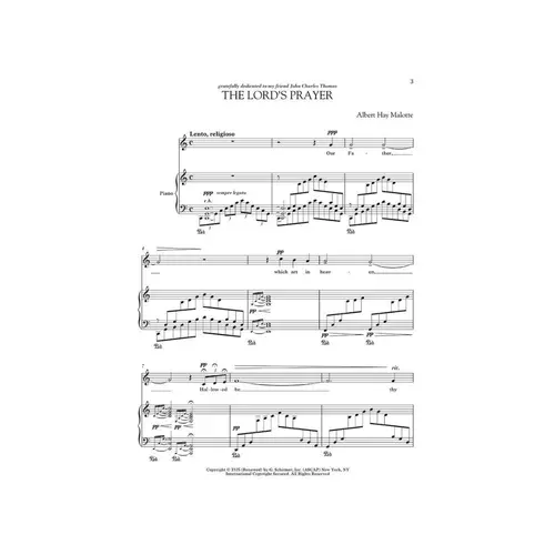 Sing The Lord´S Prayer With Orchestra - Medium Voice In C Major
