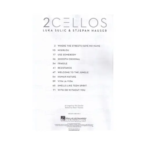 2 Cellos - Luka Sulic E Stjepan Hauser