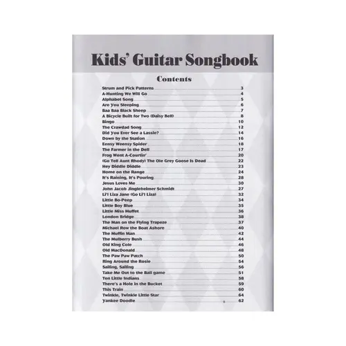 Kids' Guitar Sonbook