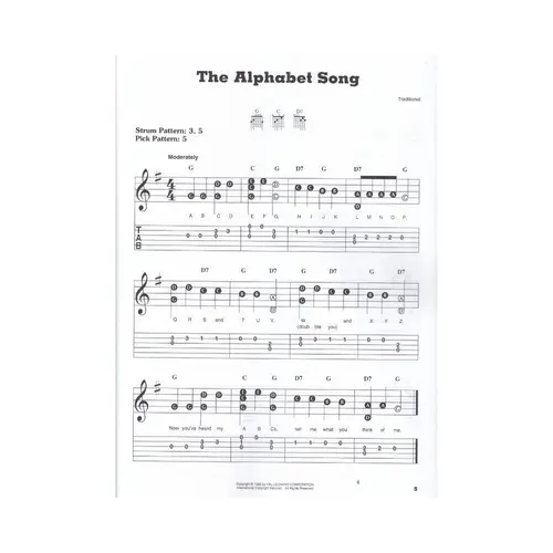 Kids' Guitar Sonbook