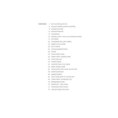Great Themes For Piano Solo