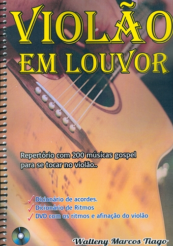 Caderno Gospel Letras, Cifras Violao - Casadei Instrumentos Musicais