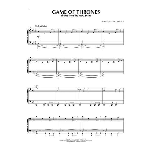 Game Of Thrones - Piano Solo