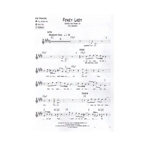 Jimi Hendrix - Blues Play-Along Volume 18