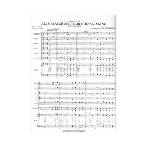 The Canadian Brass - 15 Favorite Hymns - Conductor'S Score