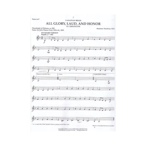The Canadian Brass - 15 Favorite Hymns - French Horn