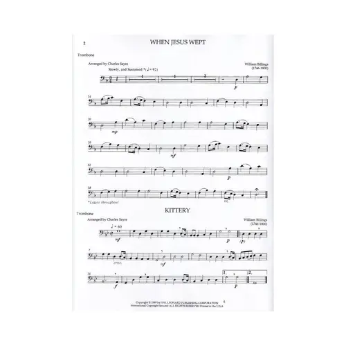 17 Collected Easy Quintets - Trombone