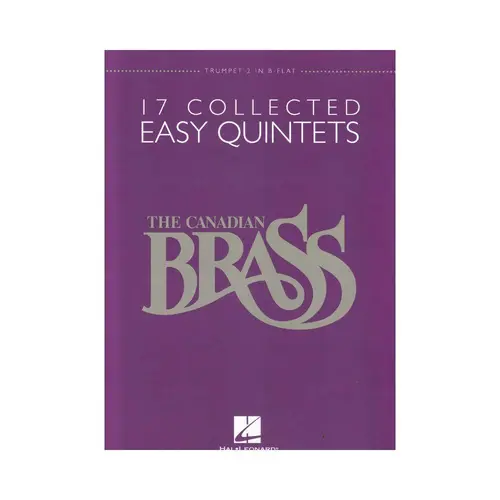 17 Collected Easy Quintets - Trumpet 2 In B-Flat