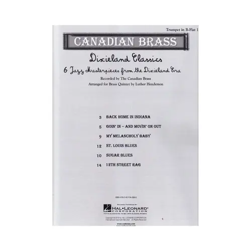 Dixieland Classics - Trumpet In B-Flat 1