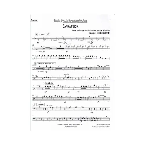 Early Jazz Classics - Trombone