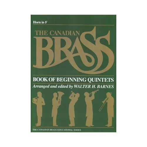 The Canadian Brass Book Of Beginning Quintets - French Horn