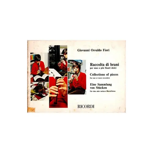 Raccolta Di Brani per uno o piu flauti dolci (Collections Of Pieces)