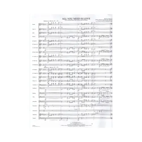All You Need Is Love (Canadian Brass Plays Lennon And Mccartney) - Score And Parts
