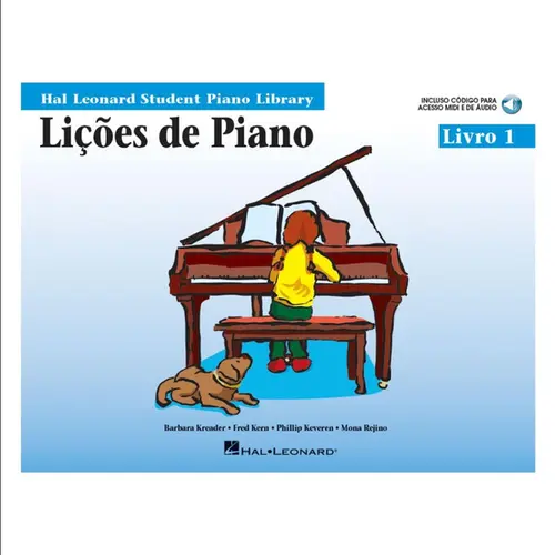 Lições de piano livro 1 - Hal leonard piano student library