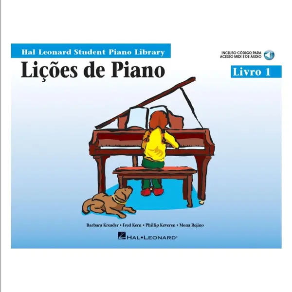 Lições de piano livro 1 - Hal leonard piano student library