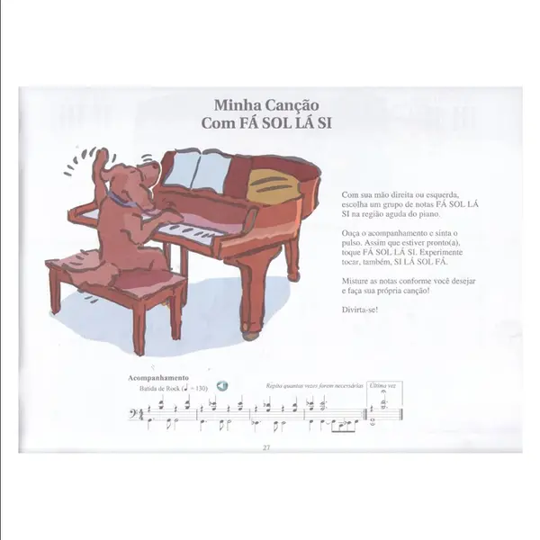 Lições de piano livro 1 - Hal leonard piano student library