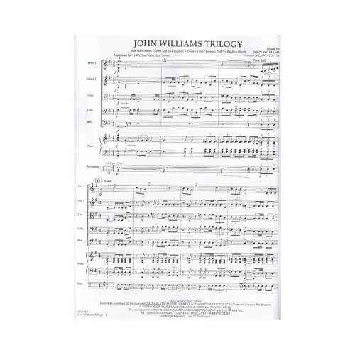 John Williams Trilogy - Score & Parts