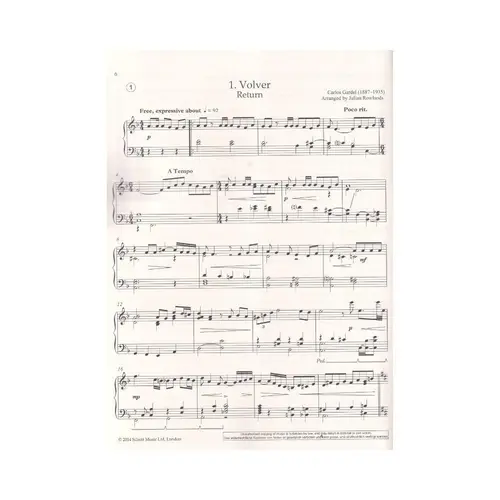Argentinian Tango And Folk Tunes For Piano
