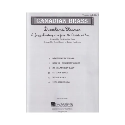 Dixieland Classics - Trumpet In B-Flat 2