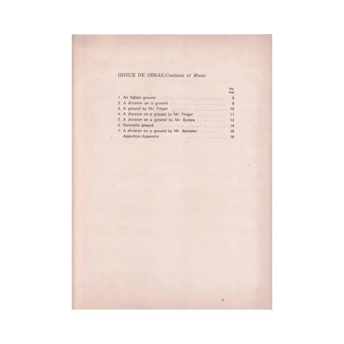 Variaciones sobre bajos obstinados (Edição Antiga)