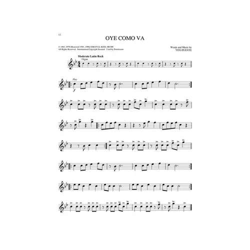 Classic Rock - Flute Easy Instrumental Play-Along
