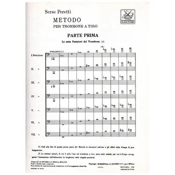 Metodo Per Trombone A Tiro