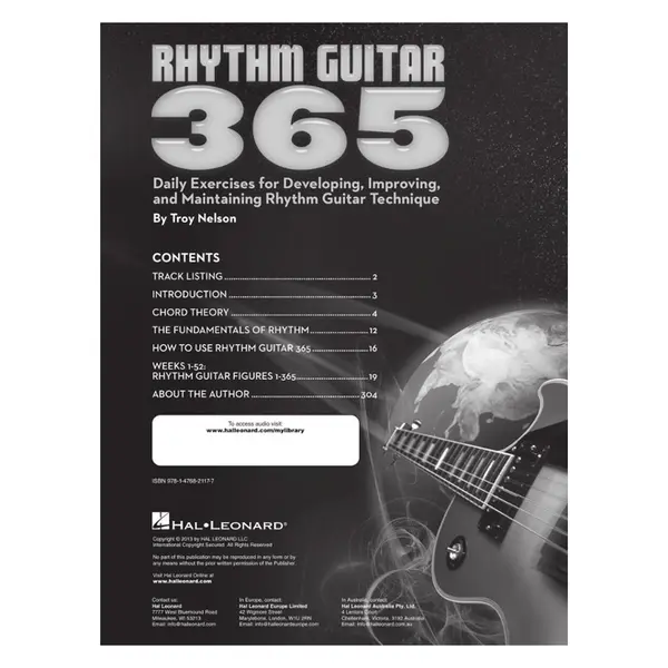 Rhythm Guitar 365 Daily Exercises For Developing,Improving, And Maintaining Rhythm Guitar Technique