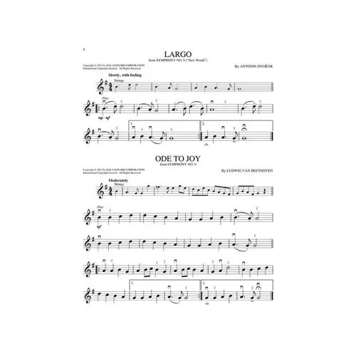 Classical Themes - Violin Easy Instrumental Play-Along