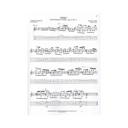 Classical Guitar Music Of Vivaldi