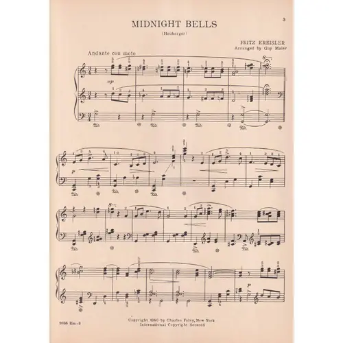 Mindight Bells (Heuberger) - Exemplar Angigo