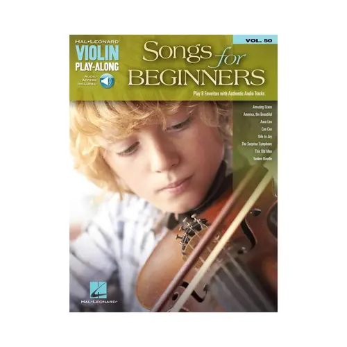Songs For Beginners- Violin Play-Along Vol.50