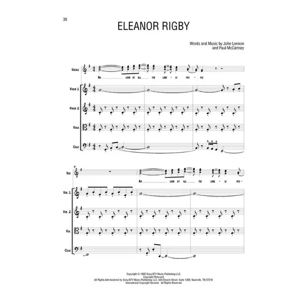 The Beatles Session Parts - Session Parts - Transcribed Score