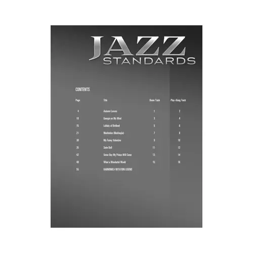 Jazz Standards - Harmonica Play Along Volume 14