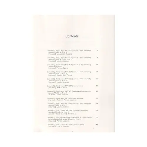 Complete Keyboard Transcriptions Of Concertos