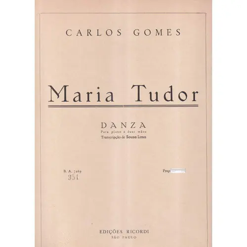 Maria Tudor - Danza  (Edição Antiga)