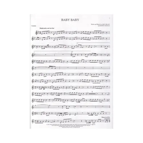 Songs Of The 90'S - Clarinet - Exemplar Antigo
