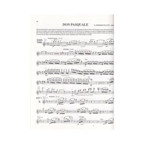 Opera Excerpts For Flute 7