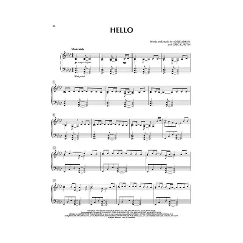Pop Piano Solos - 27 Hit Songs