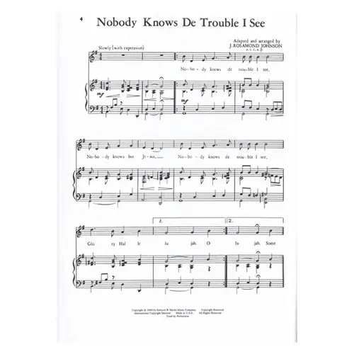 Album Of Negro Spirituals