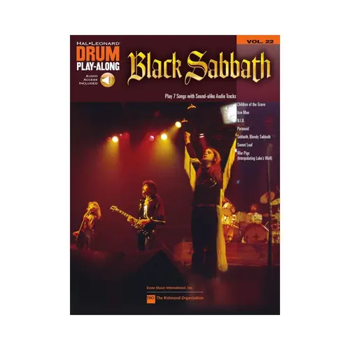Black Sabbath  Drum Play-Along Vol.22