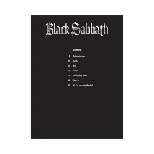 Black Sabbath  Drum Play-Along Vol.22