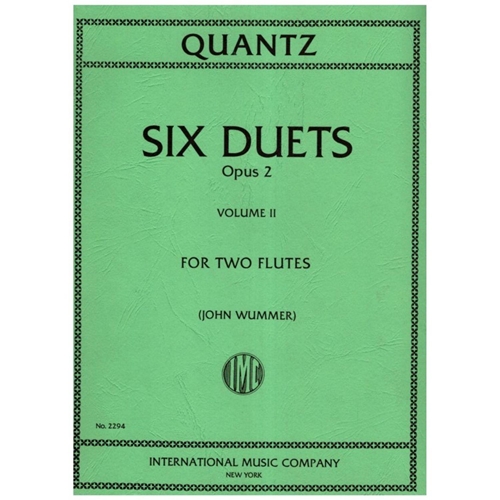 Six Duets Op.2 Vol.2 (Two Flutes) Seis duetos OPUS 2 para duas