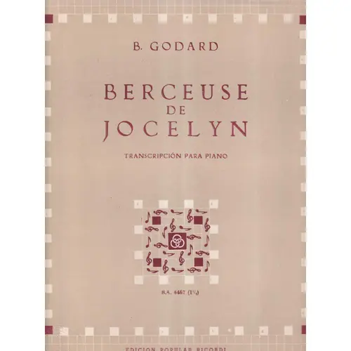Berceuse De Jocelyn  (Edição Antiga)