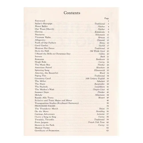 Leila Fletcher Piano Course - Vol.4 - livro somente (edição antiga)